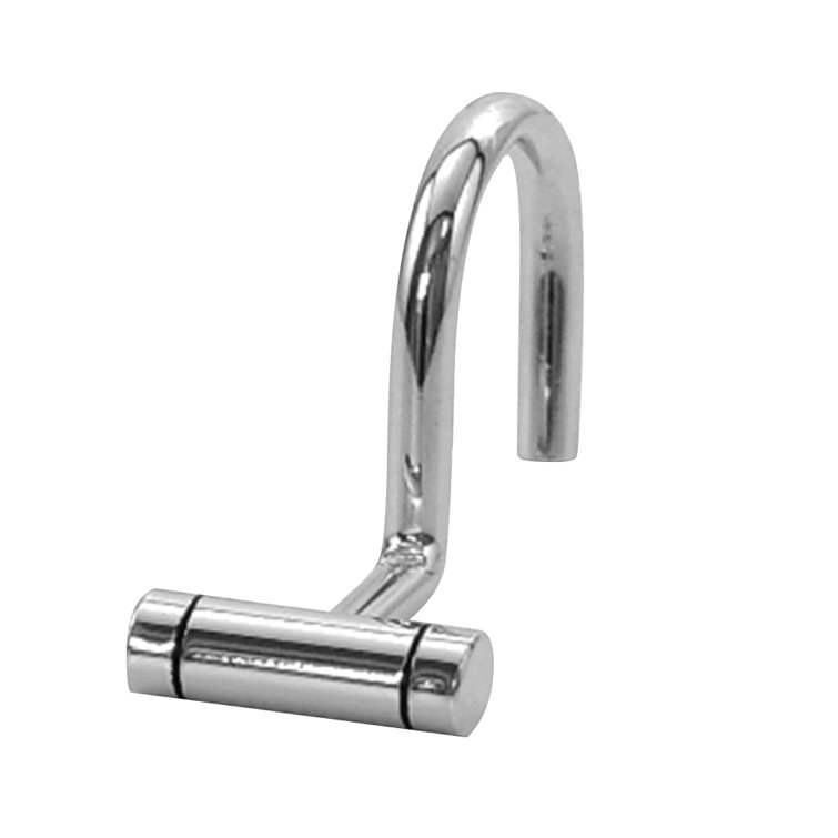 Elegant Home Fashions Metal Shower Hook with Roumd Tube Wayfair